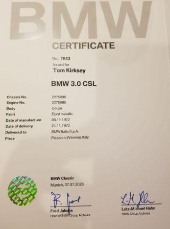 BMW 30 csl 2285486